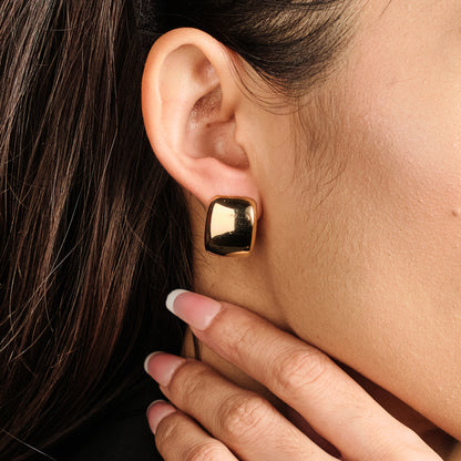 Italian Vintage Gold Earrings