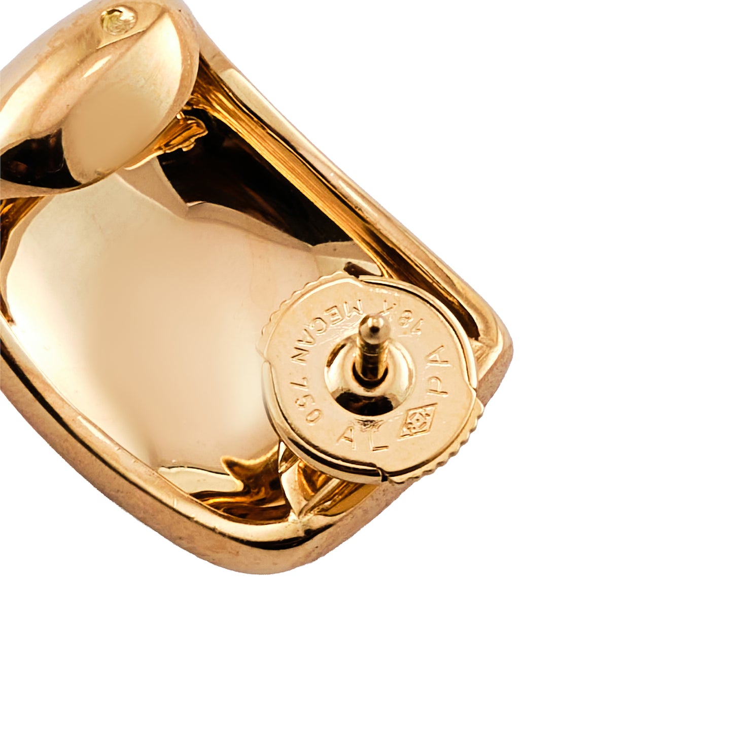 Italian Vintage Gold Earrings