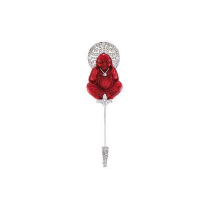 Antique Buddha Jabot Pin