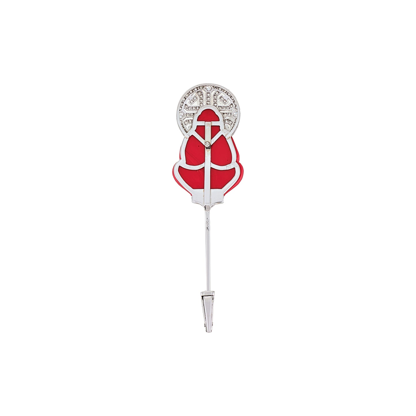 Antique Buddha Jabot Pin