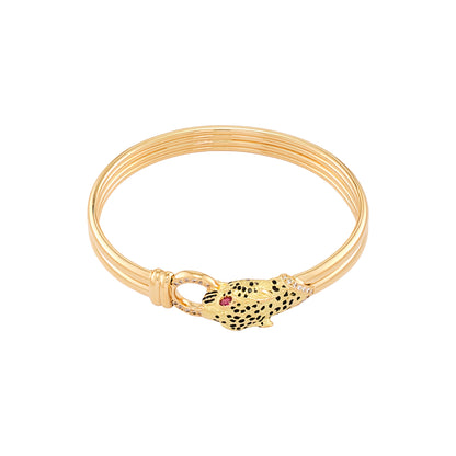 Gay Frères Leopard Bangle