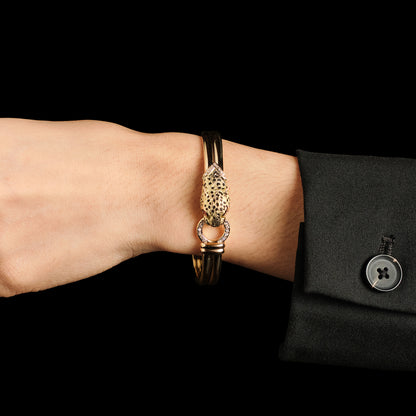 Gay Frères Leopard Bangle