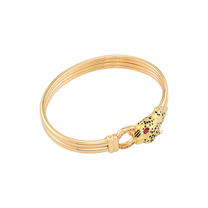 Gay Frères Leopard Bangle