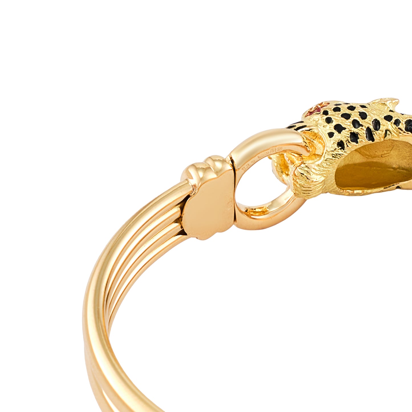 Gay Frères Leopard Bangle