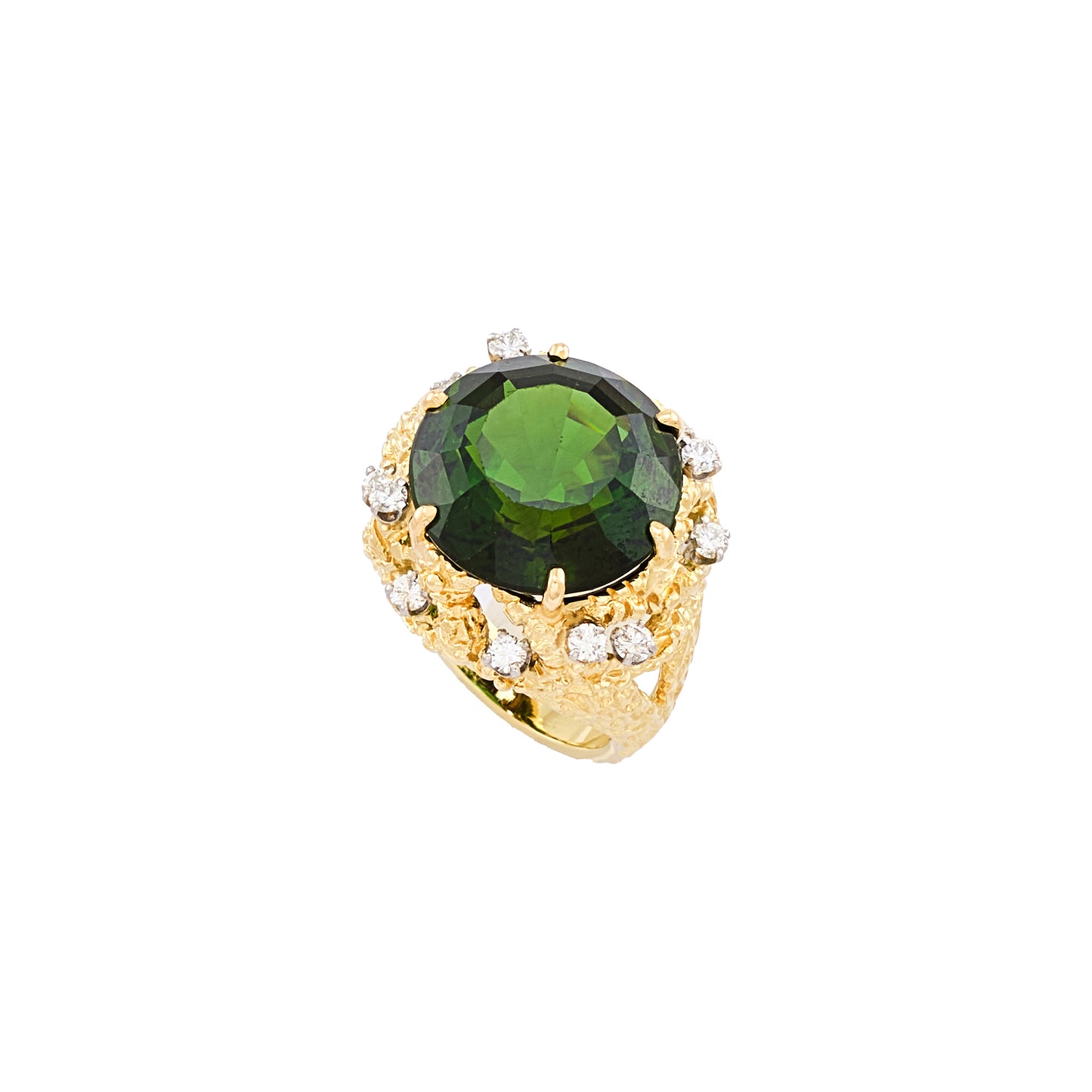 Soret Green Tourmaline Ring