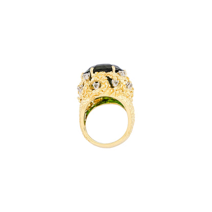 Soret Green Tourmaline Ring