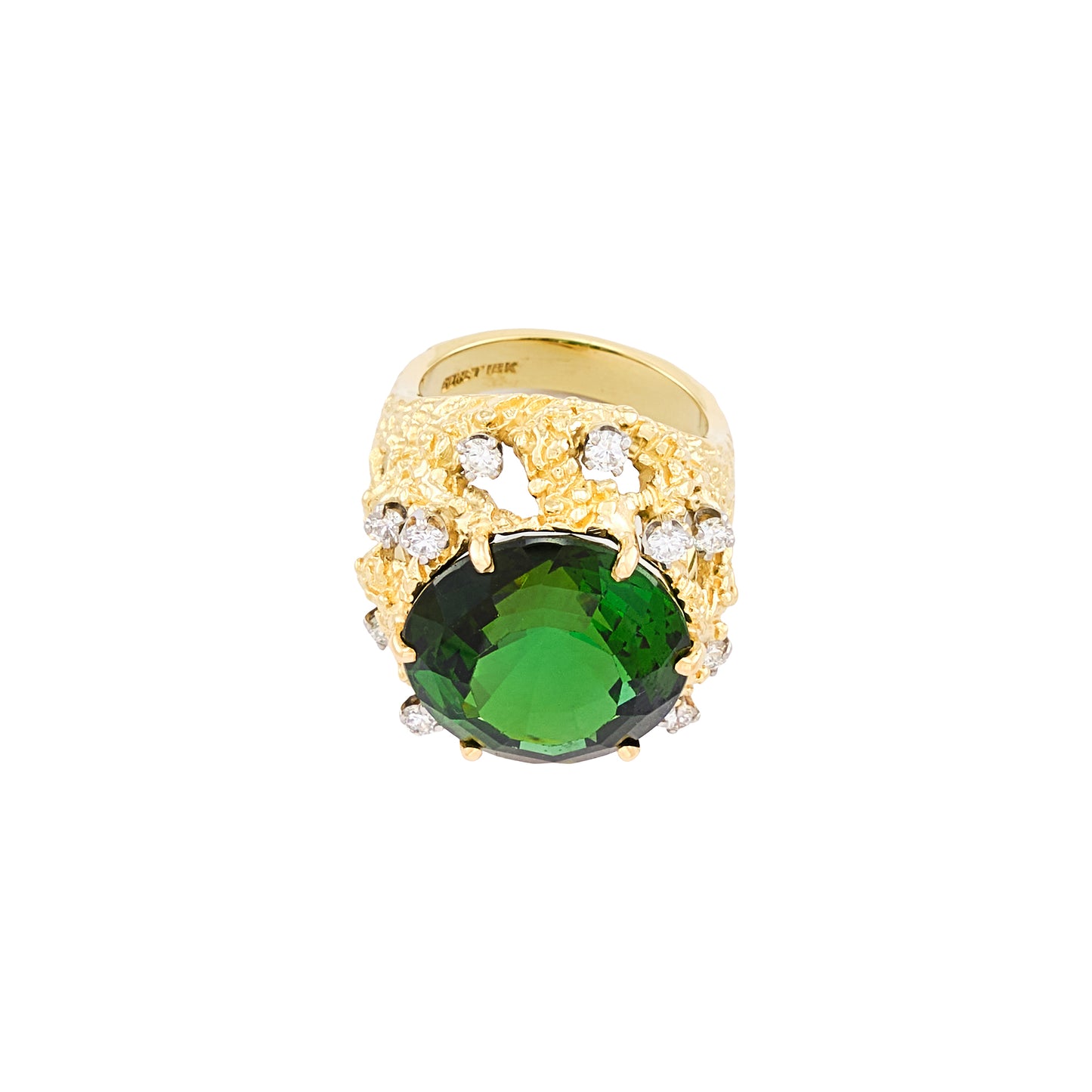 Soret Green Tourmaline Ring