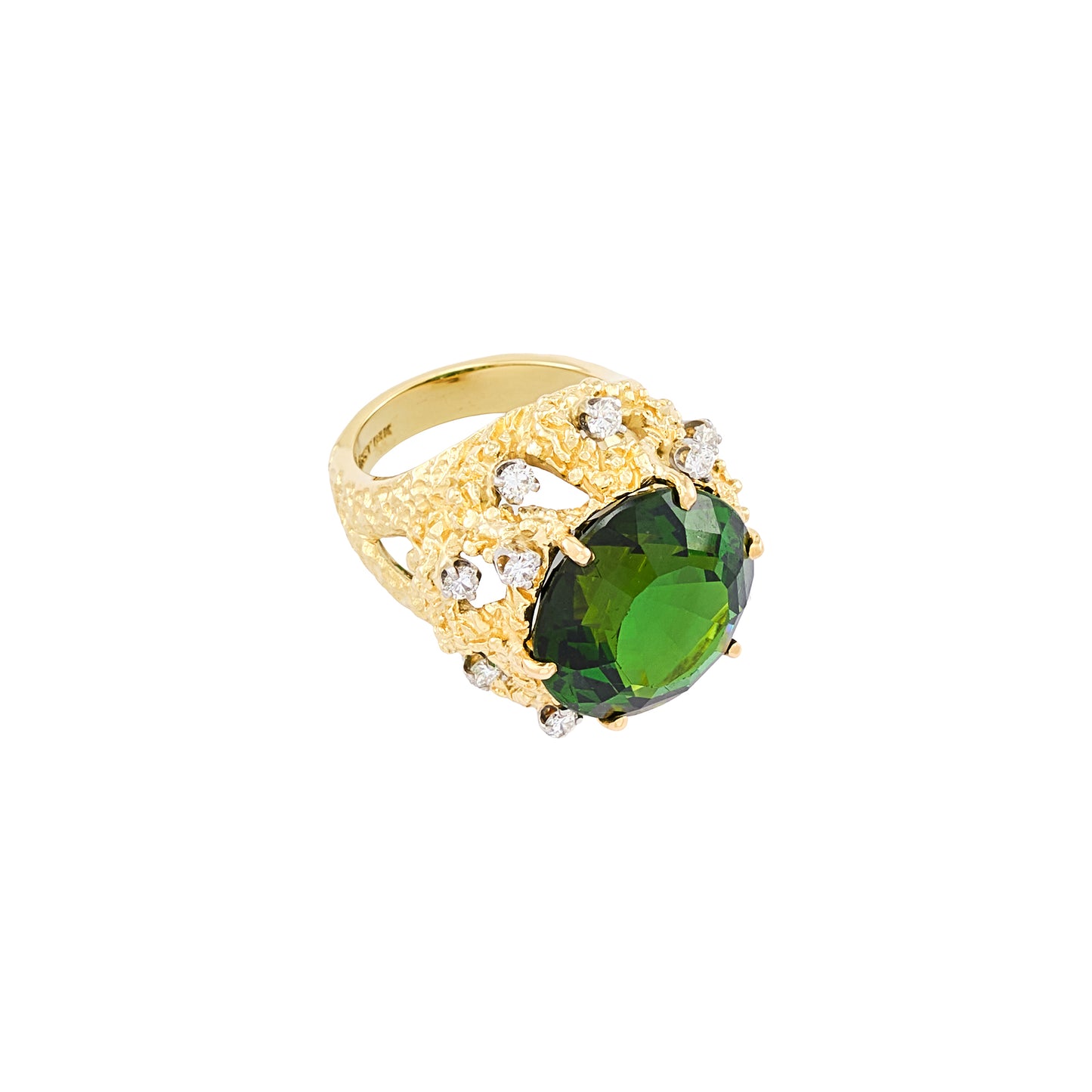Soret Green Tourmaline Ring