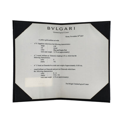 Bulgari Elisia Multigem Necklace