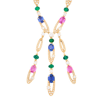 Bulgari Elisia Multigem Necklace