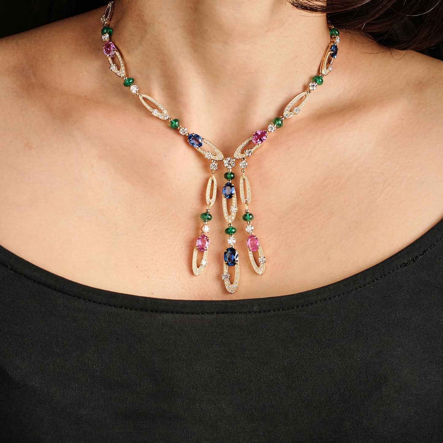 Bulgari Elisia Multigem Necklace