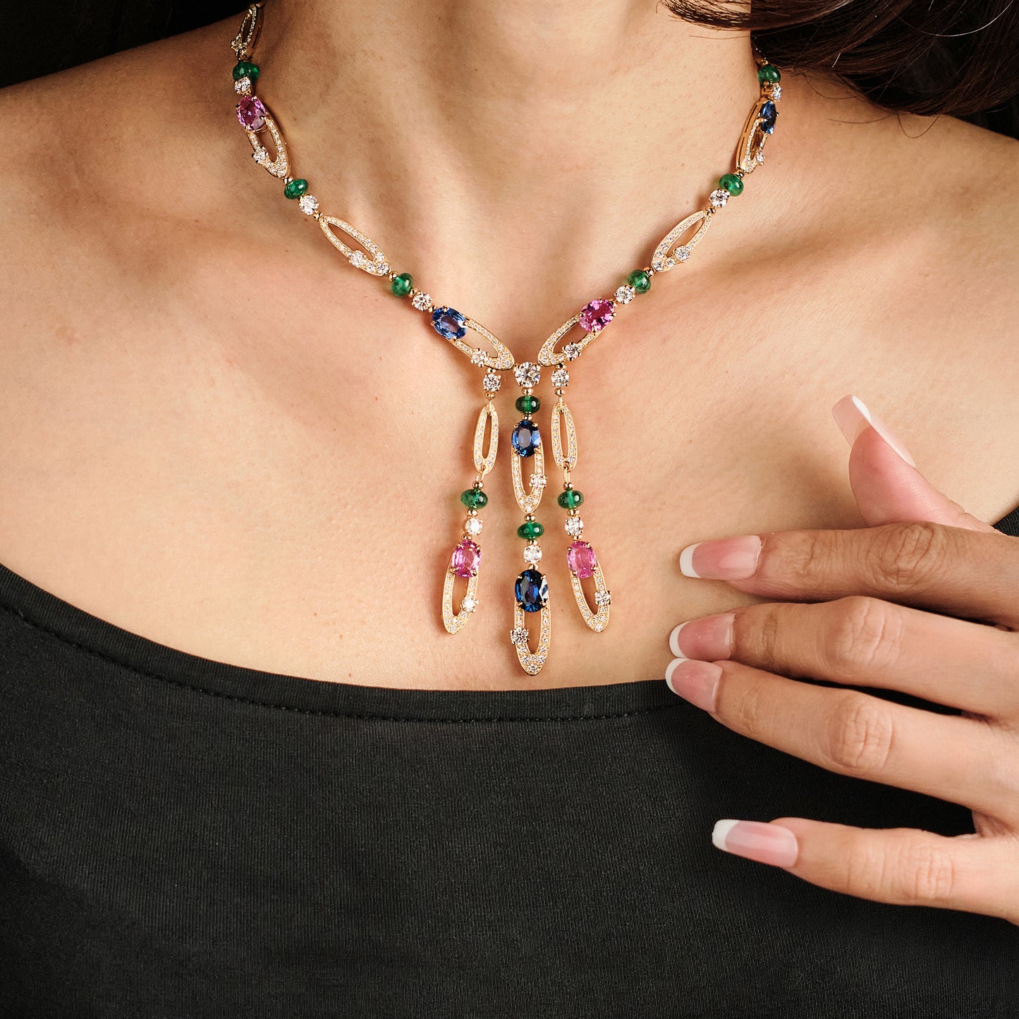 Bulgari Elisia Multigem Necklace