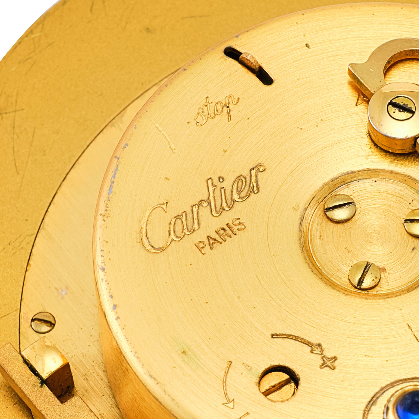 Cartier Mechanical Alarm Clock