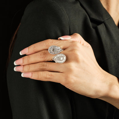 Vintage "Toi et Moi" Diamond Ring