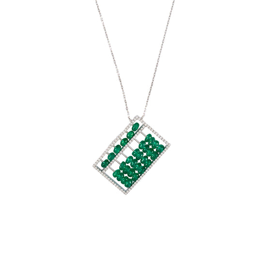 Vintage Abacus Pendant