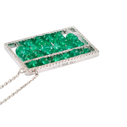 Vintage Abacus Pendant
