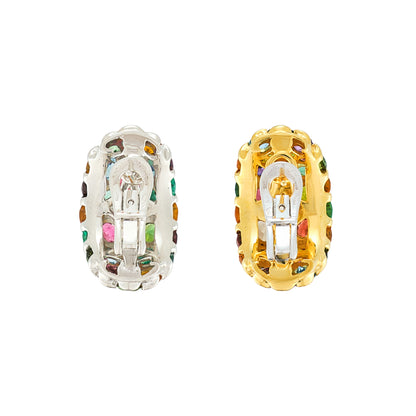 De Grisogono Multicoloured Gem Earrings