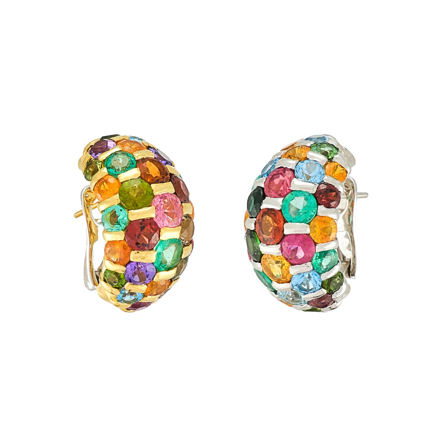 De Grisogono Multicoloured Gem Earrings