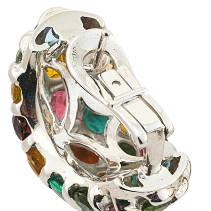 De Grisogono Multicoloured Gem Earrings