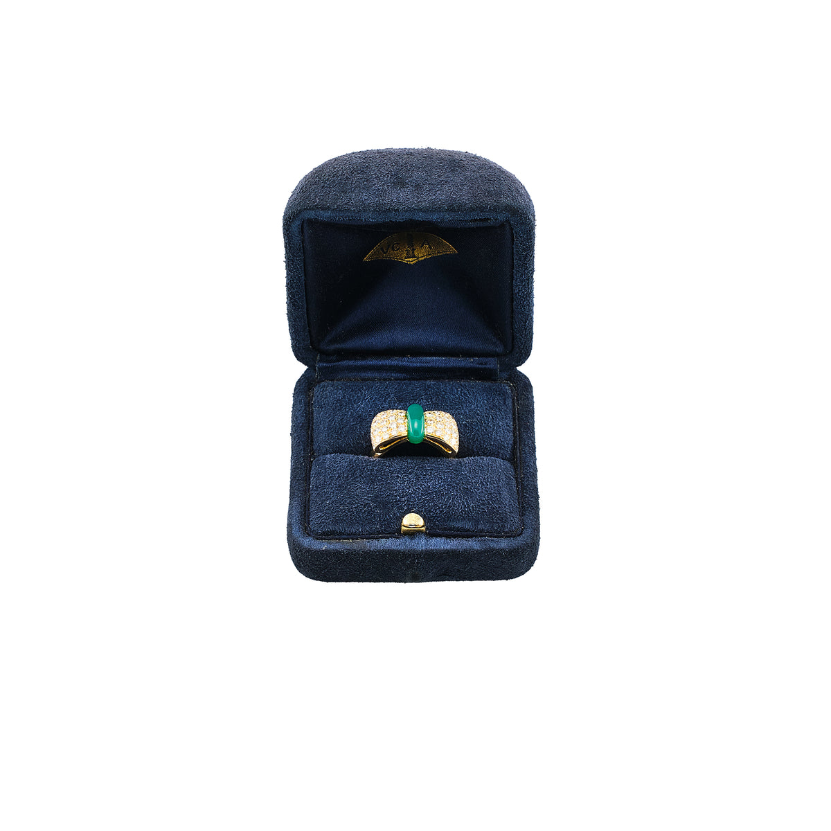 Van Cleef & Arpels Chrysoprase Bow Ring
