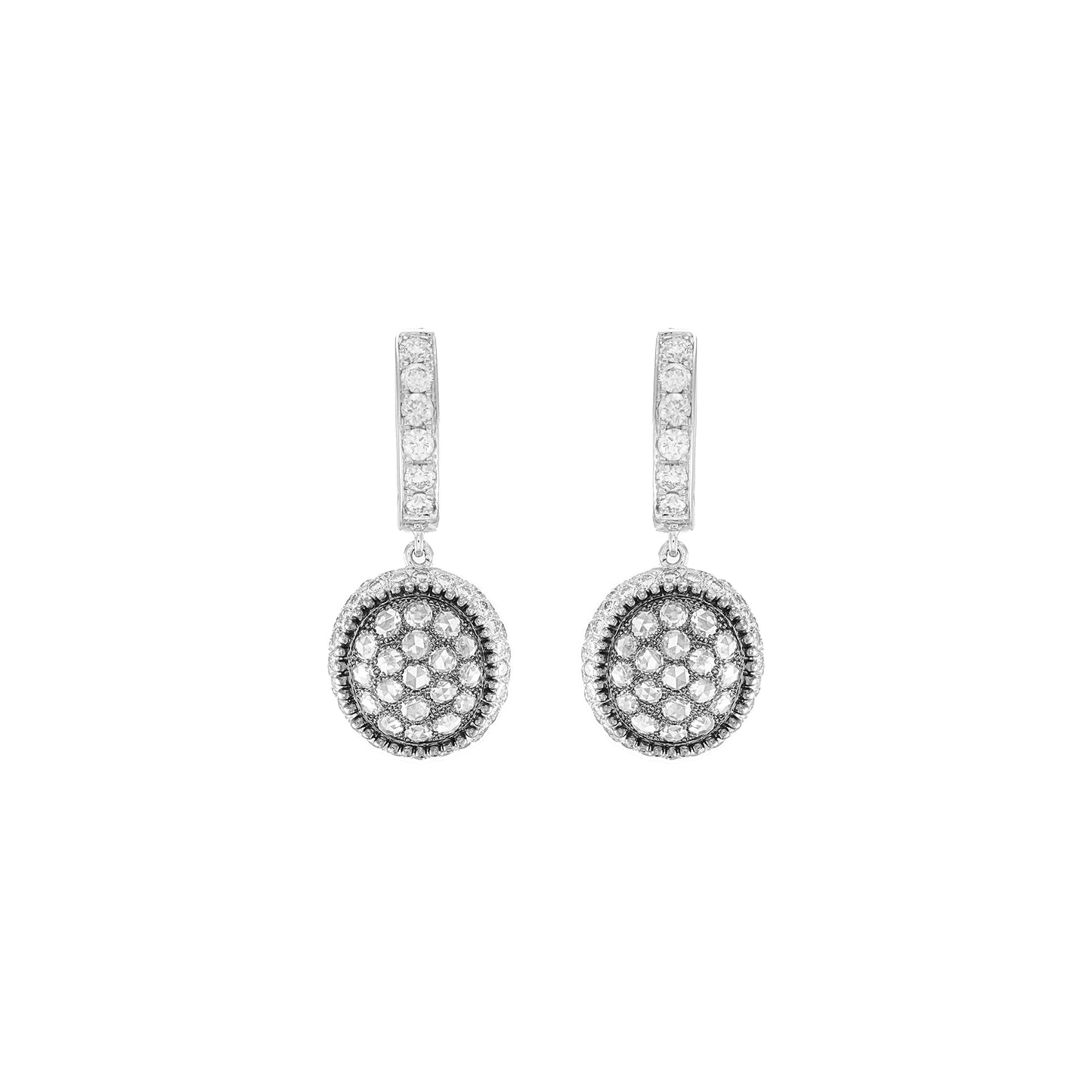 Mouawad Rosette Diamond Earrings