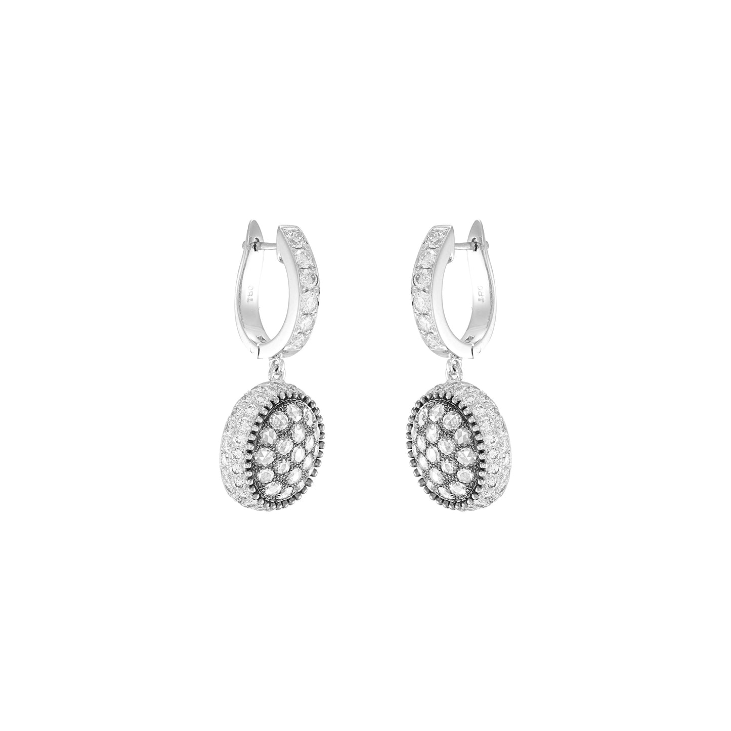 Mouawad Rosette Diamond Earrings