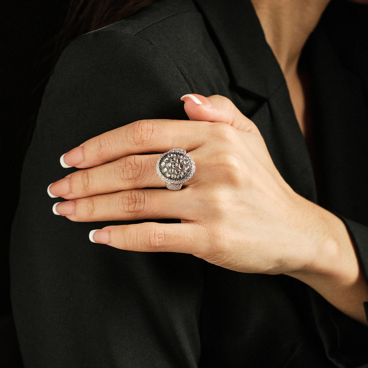 Mouawad Rosette Diamond Ring
