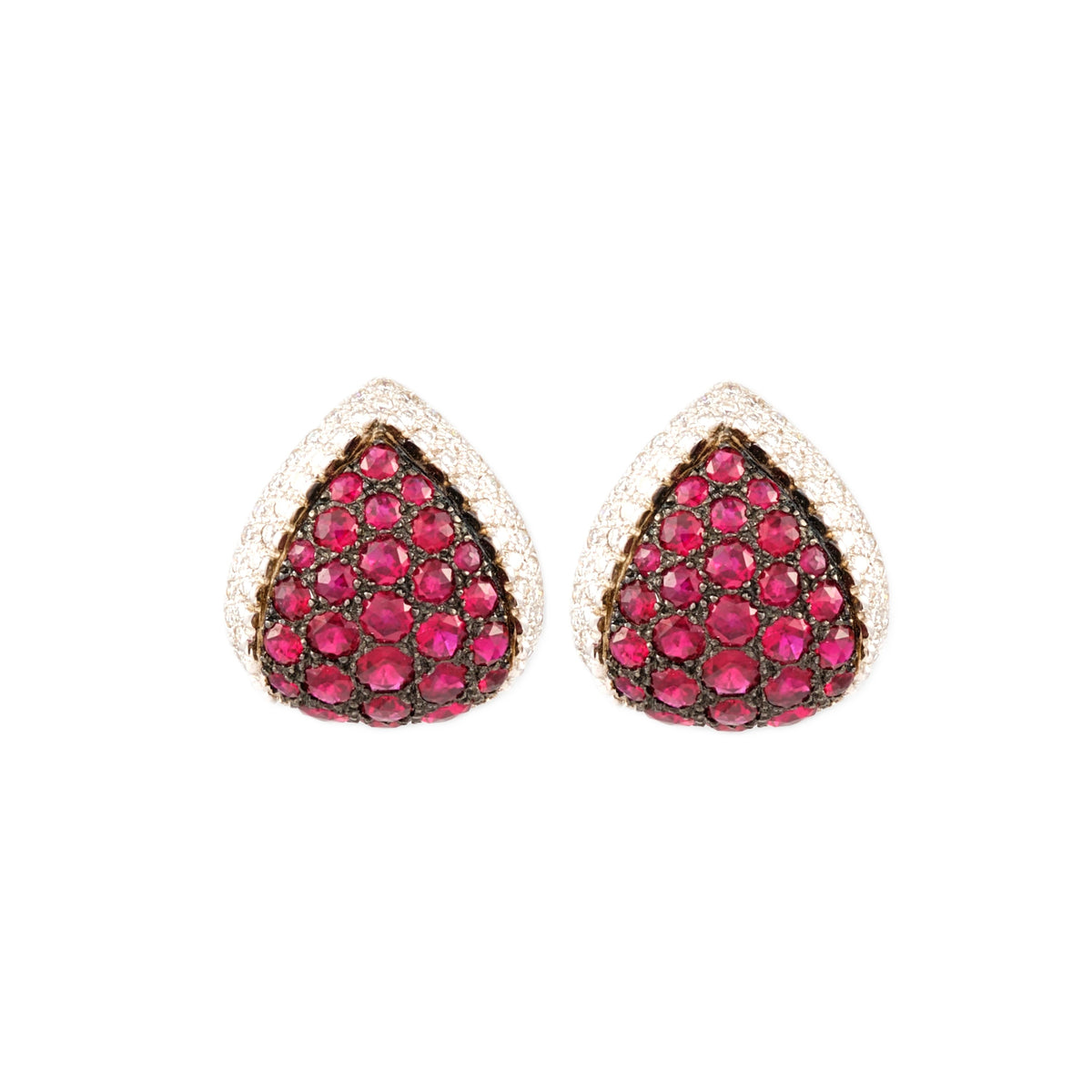 Mouawad "Rosette" Ruby Earrings