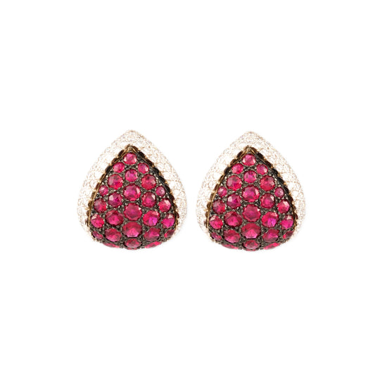 Mouawad "Rosette" Ruby Earrings