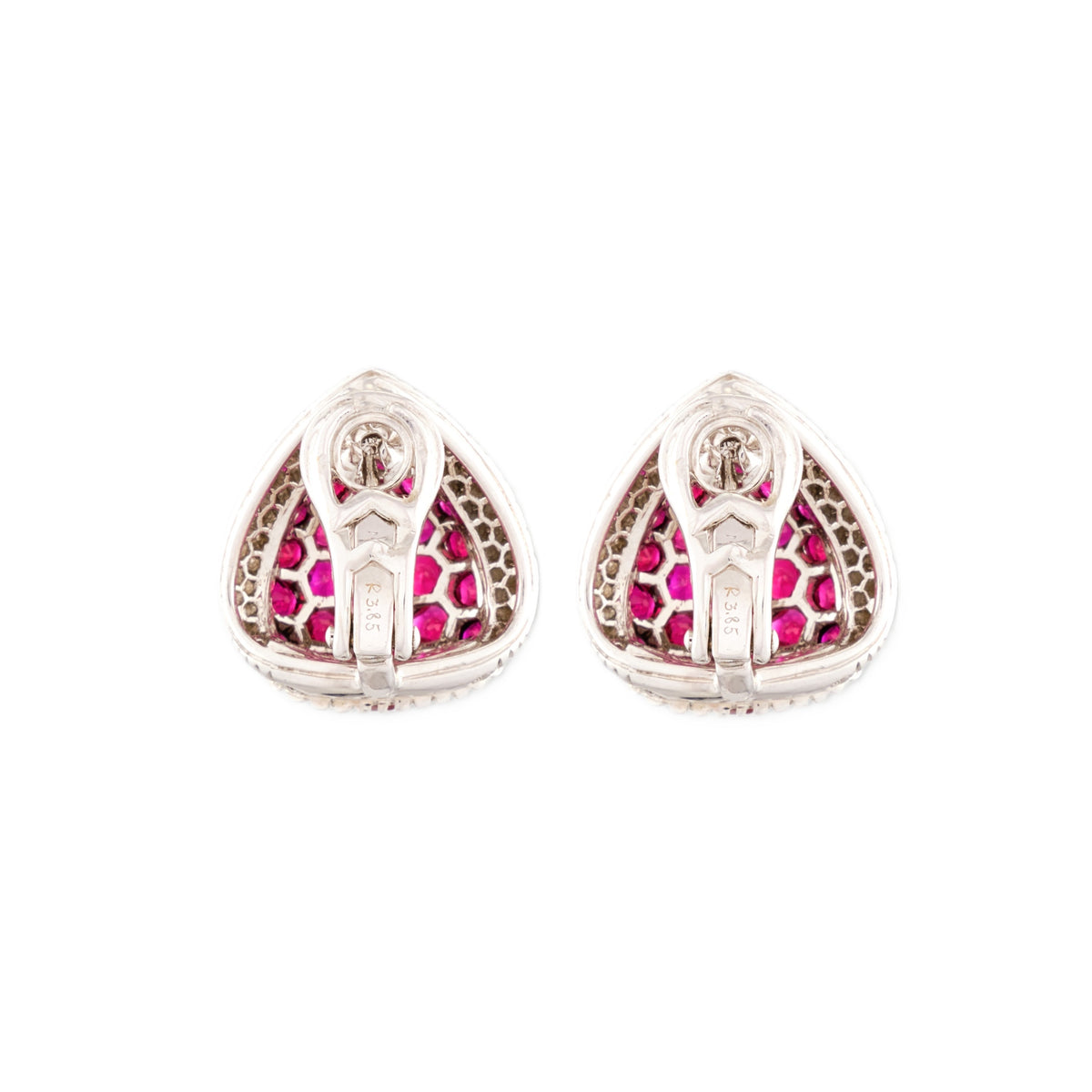 Mouawad "Rosette" Ruby Earrings