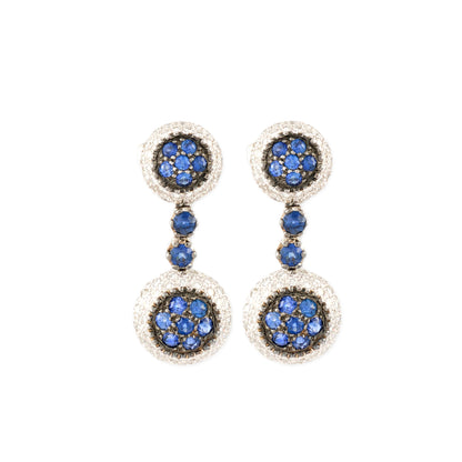 Mouawad "Rosette" Sapphire Earrings