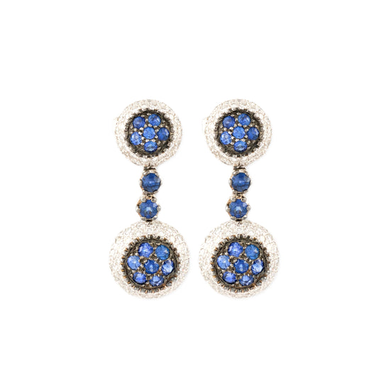 Mouawad "Rosette" Sapphire Earrings