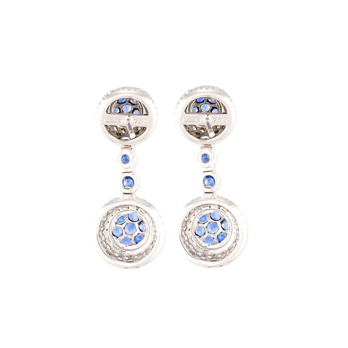 Mouawad "Rosette" Sapphire Earrings