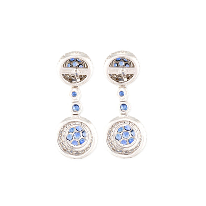 Mouawad "Rosette" Sapphire Earrings