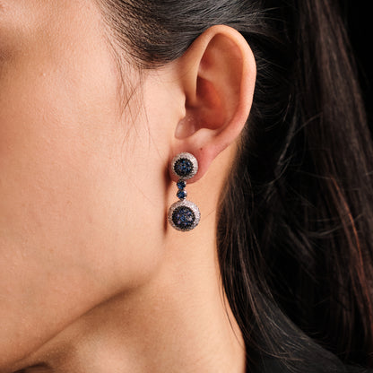 Mouawad "Rosette" Sapphire Earrings