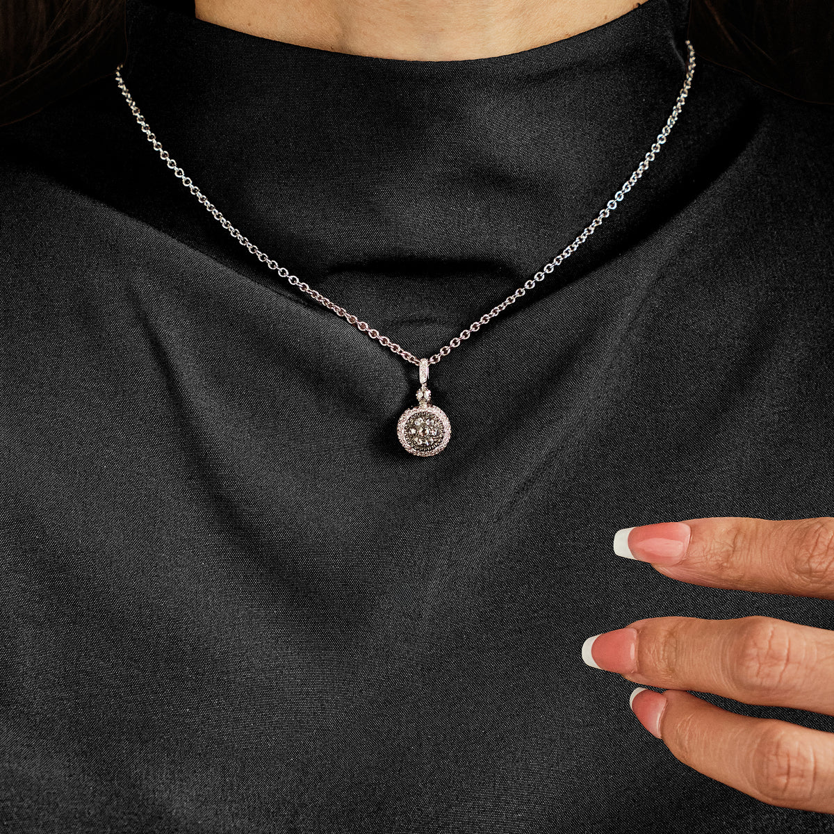 Mouawad "Rosette" Diamond Pendant