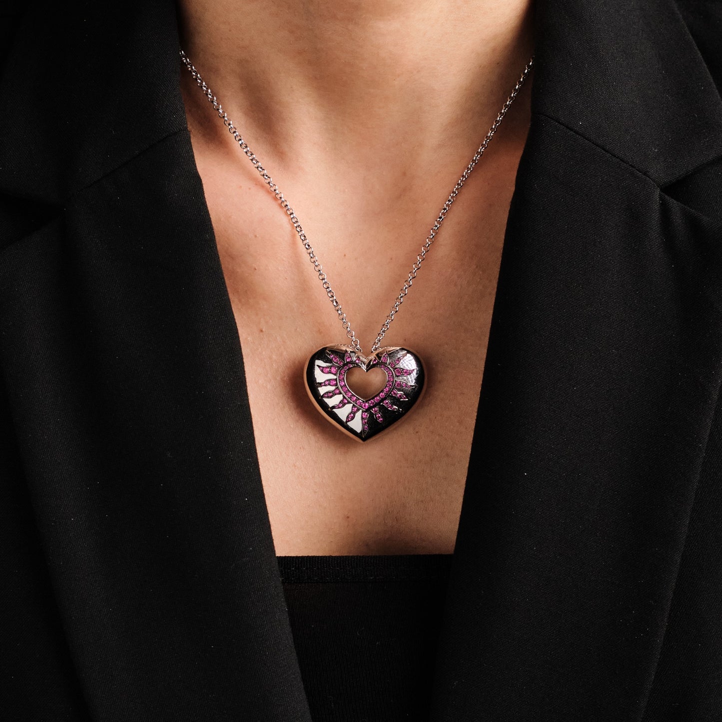 Mouawad "Le Coeur" Sapphire Pendant