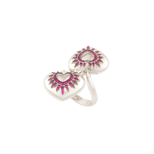 Mouawad "Le Coeur" Pink Sapphire Ring