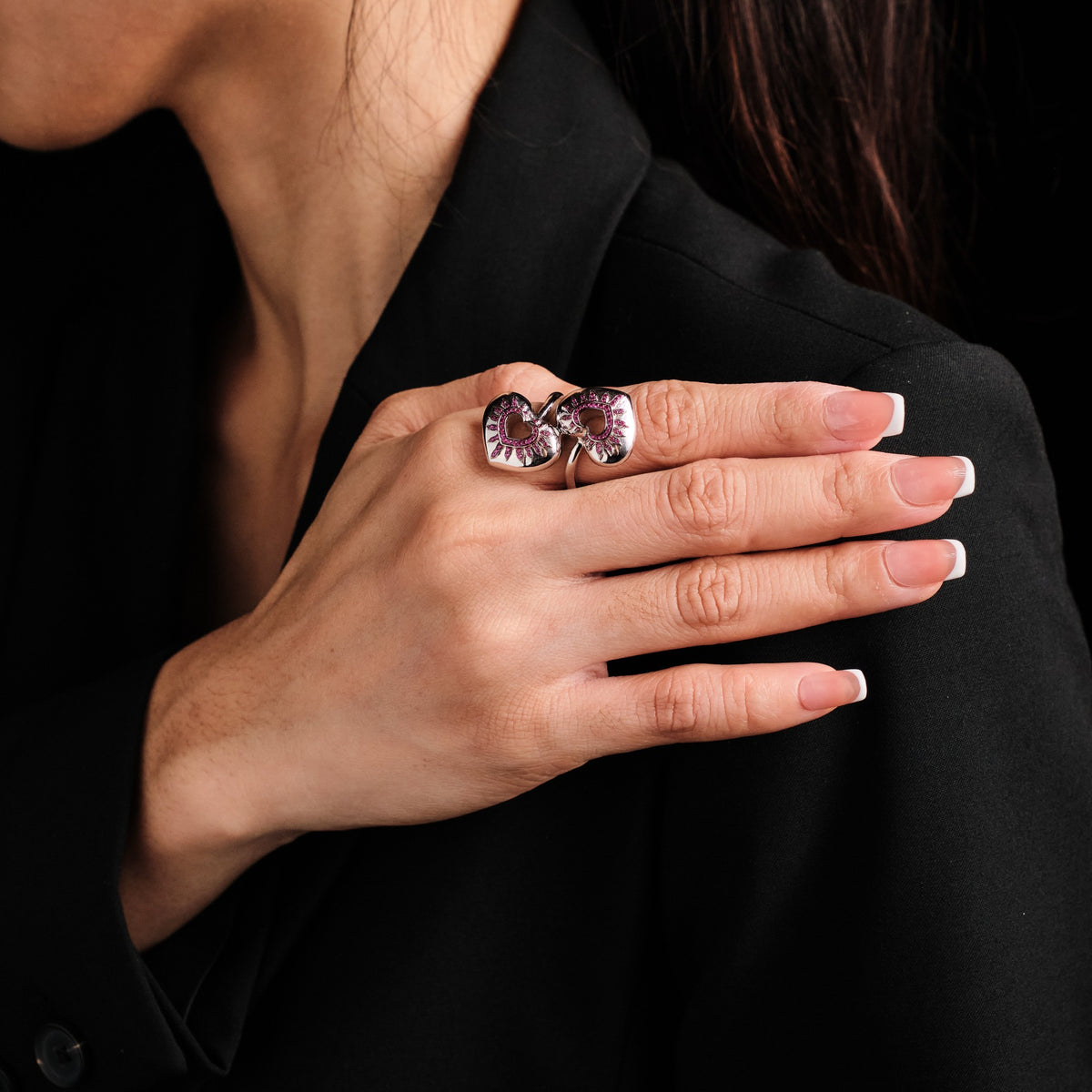 Mouawad "Le Coeur" Pink Sapphire Ring