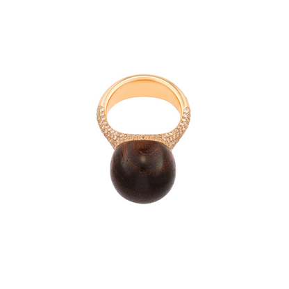 Amanda Wood Sphere Ring