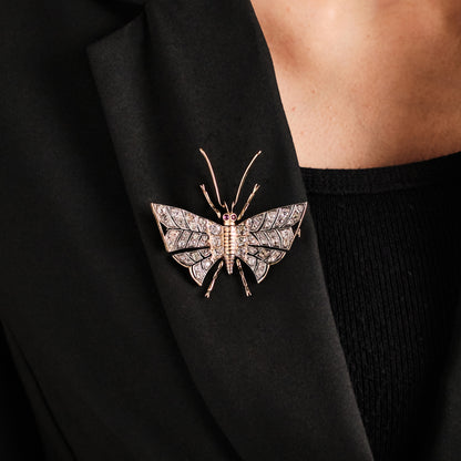Antique Butterfly Brooch