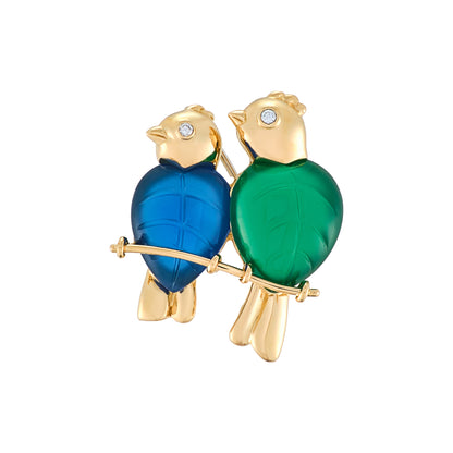 Cartier "Les Inséparables" Bird Brooch