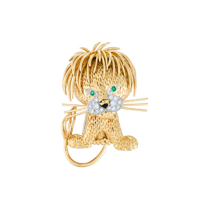 Van Cleef & Arpels "Ruffled Lion" Brooch