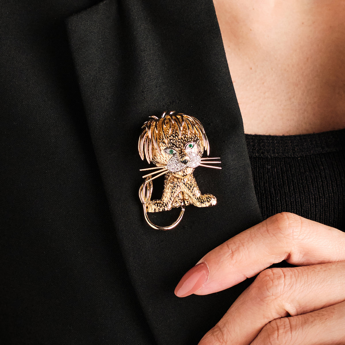 Van Cleef & Arpels "Ruffled Lion" Brooch