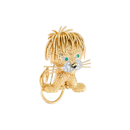Van Cleef & Arpels "Ruffled Lion" Brooch