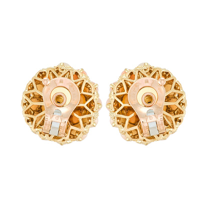Van Cleef & Arples "Pelouse" Coral Earrings