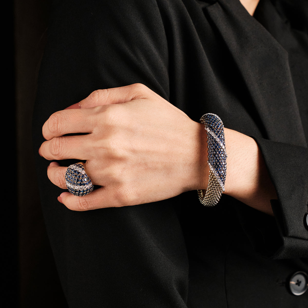 Van Cleef & Arpels "Couscous" Bracelet and Ring