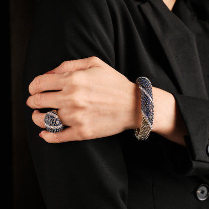Van Cleef & Arpels "Couscous" Bracelet and Ring