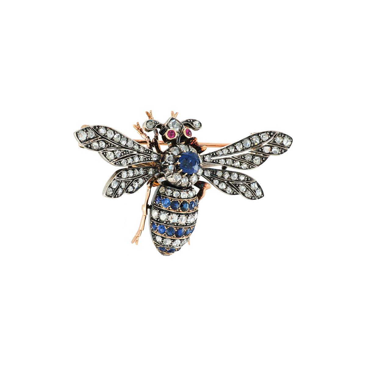 Antique Extra Large Bee Brooch