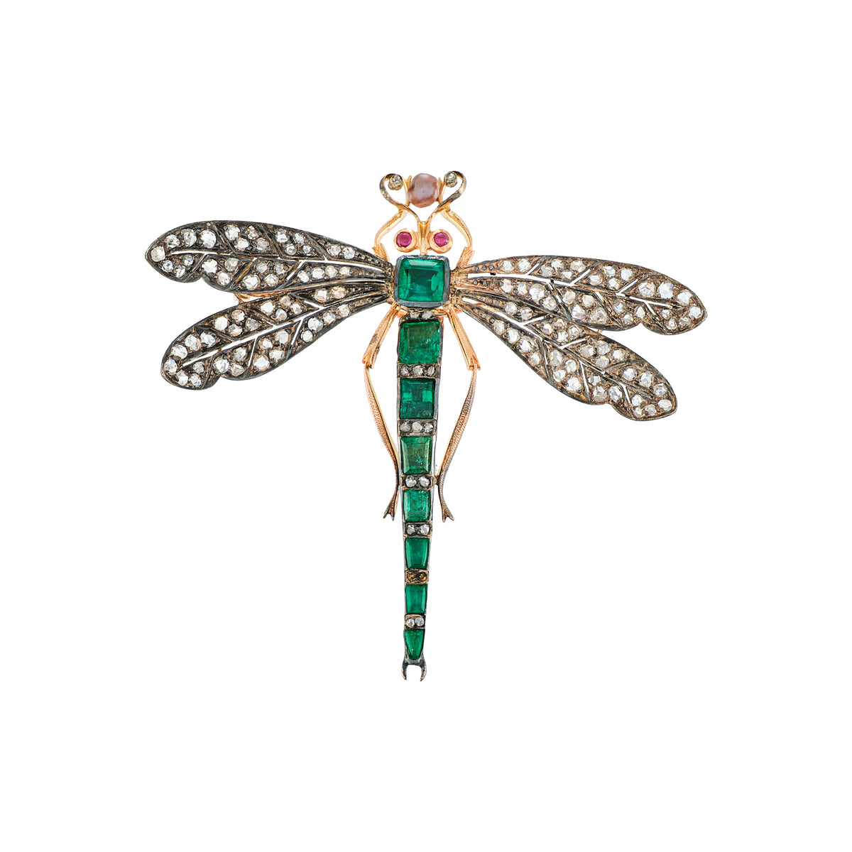 Antique Fire Fly Brooch
